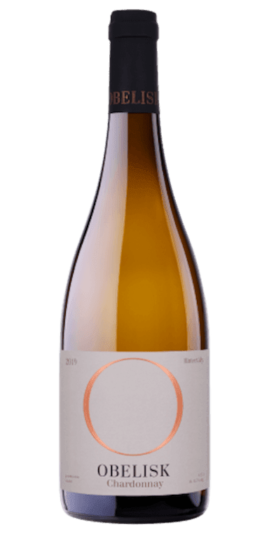 Vinařství Obelisk Chardonnay 2019, Hintertály, pozdní sběr, Obelisk, suché, barrique
