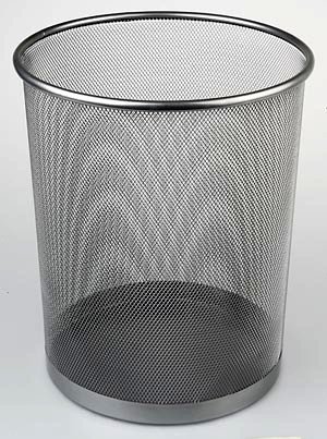 Odpadkový drátěný koš Office Depot - stříbrná, objem 13 l