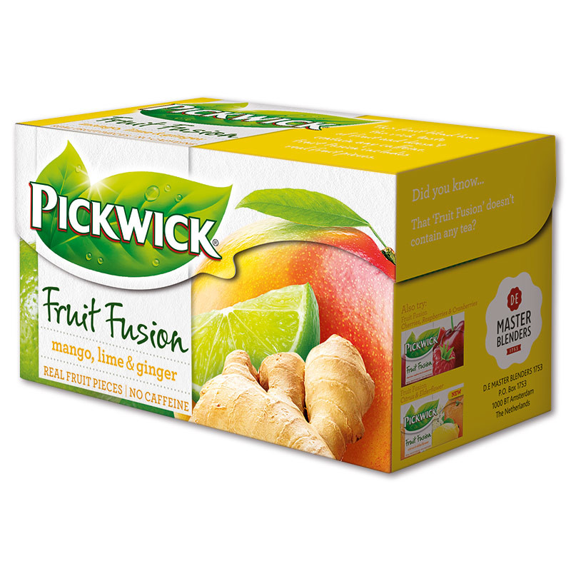 Čaj Pickwick Fruit Garden - mango se zázvorem a limetkou, 20 x 2 g
