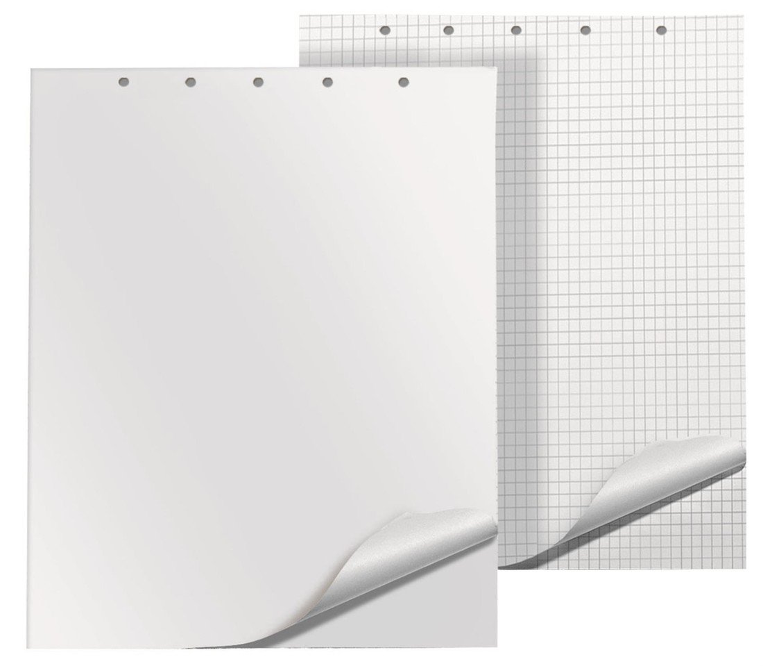 Bloky pro flipcharty Q-Connect - 50 listů, čisté