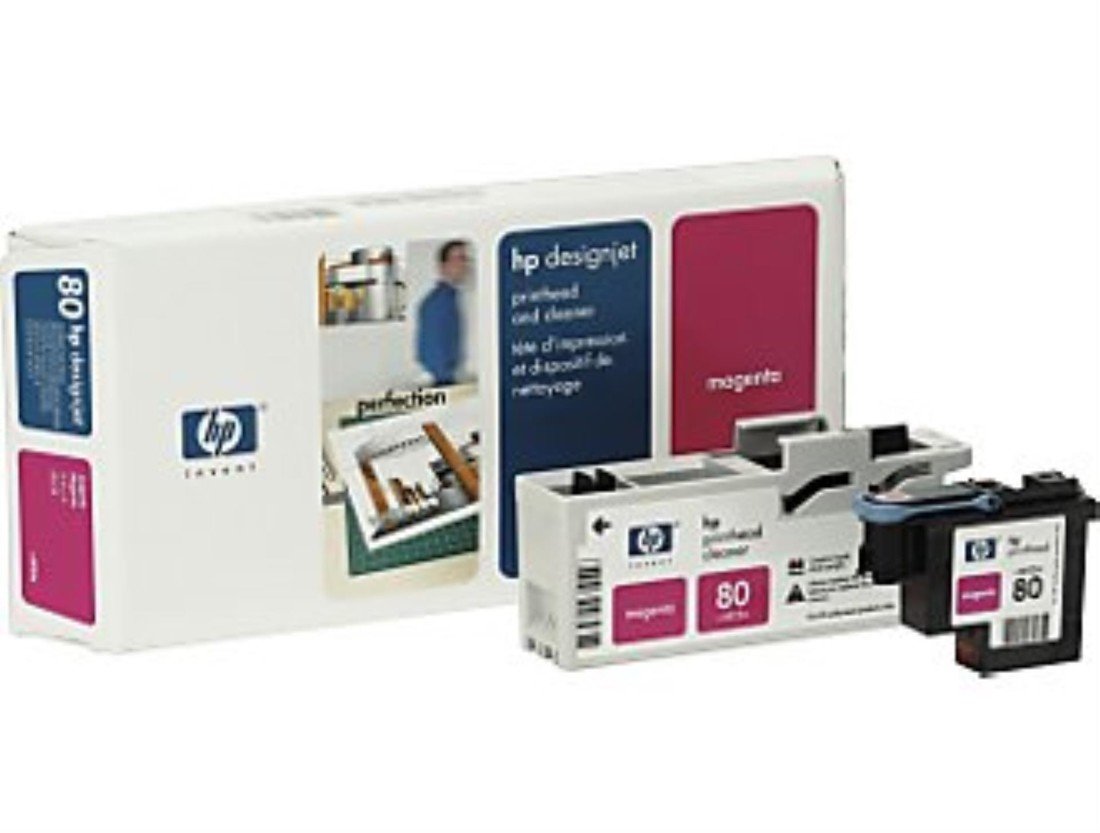 Hlava tisková a čistič tiskové hlavy HP C4822A/80, purpurová