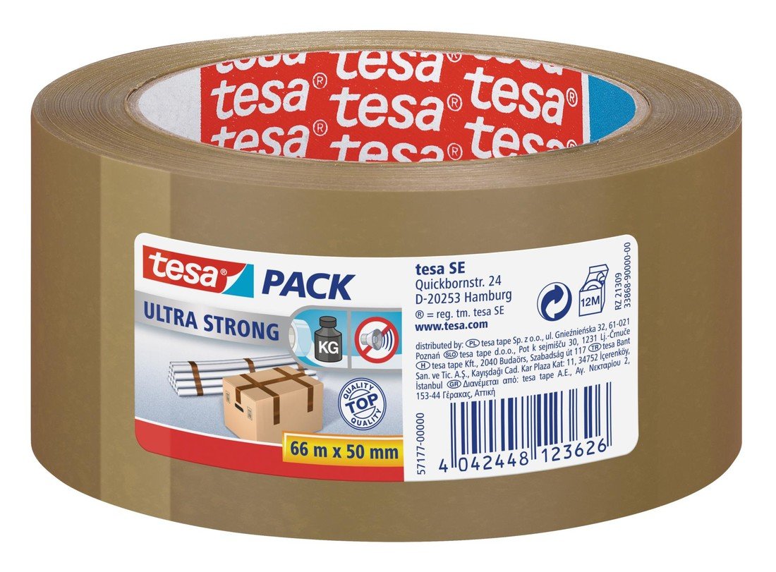 Balicí páska Tesa Eco & Strong - 50 mm x 66 m, zelená