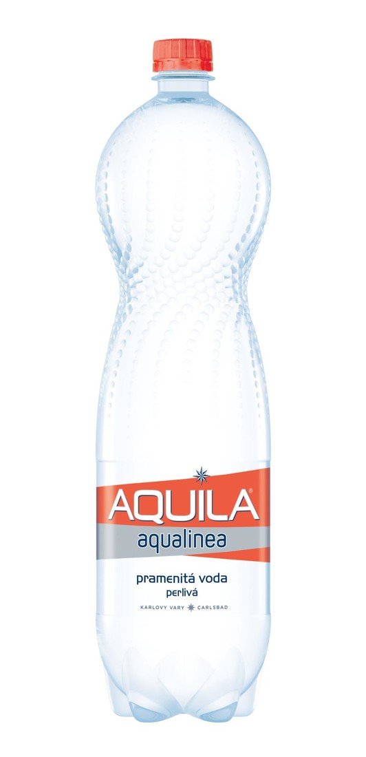 Stolní voda Aquila Aqualinea - perlivá, 6 x 1,5 l