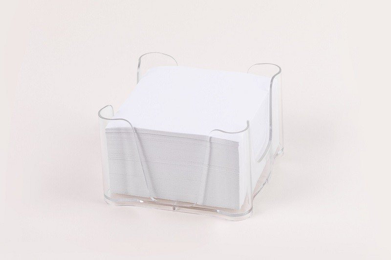 Špalíček, v čiré krabičce, nelepený, 9x9x5,5 cm