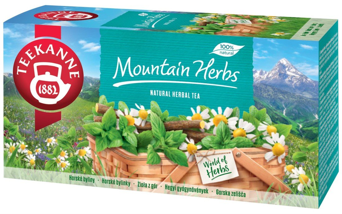 Bylinný čaj Teekanne Mountain Herbs, 20x 1,8 g