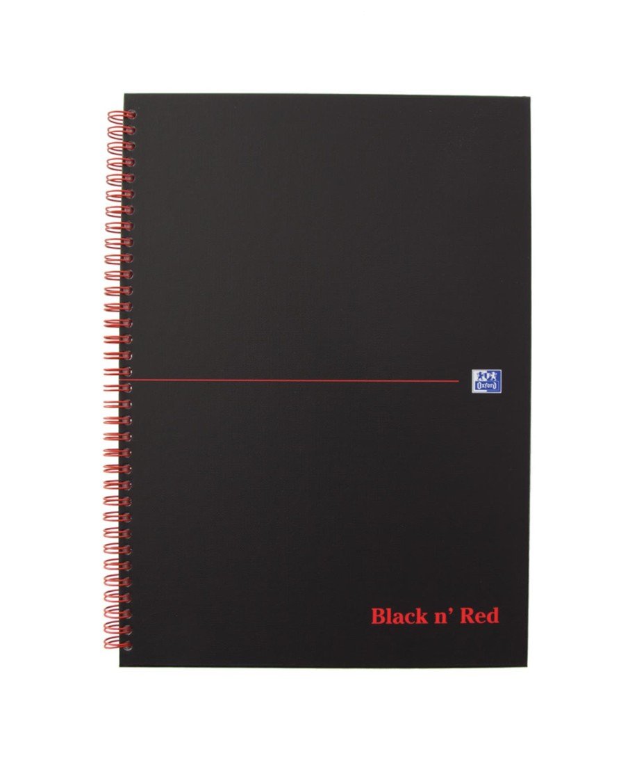 Blok Oxford Black'n Red, A4, linkovaný