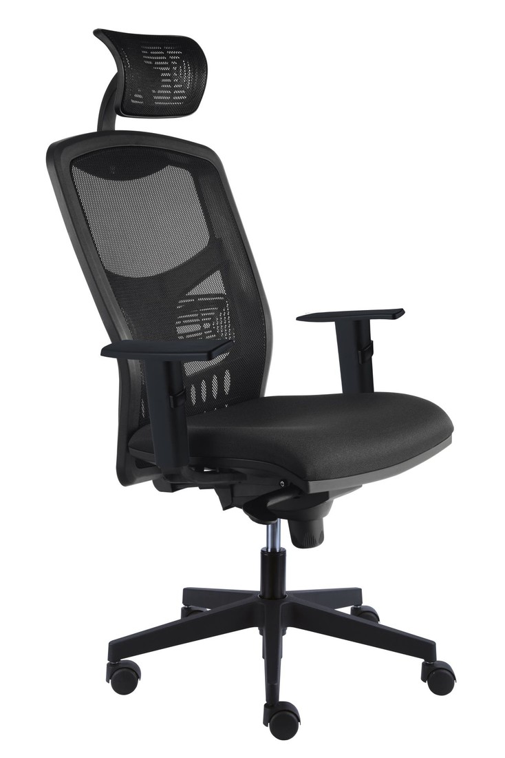 Alba Kancelářská židle York Net, E-SY, černá