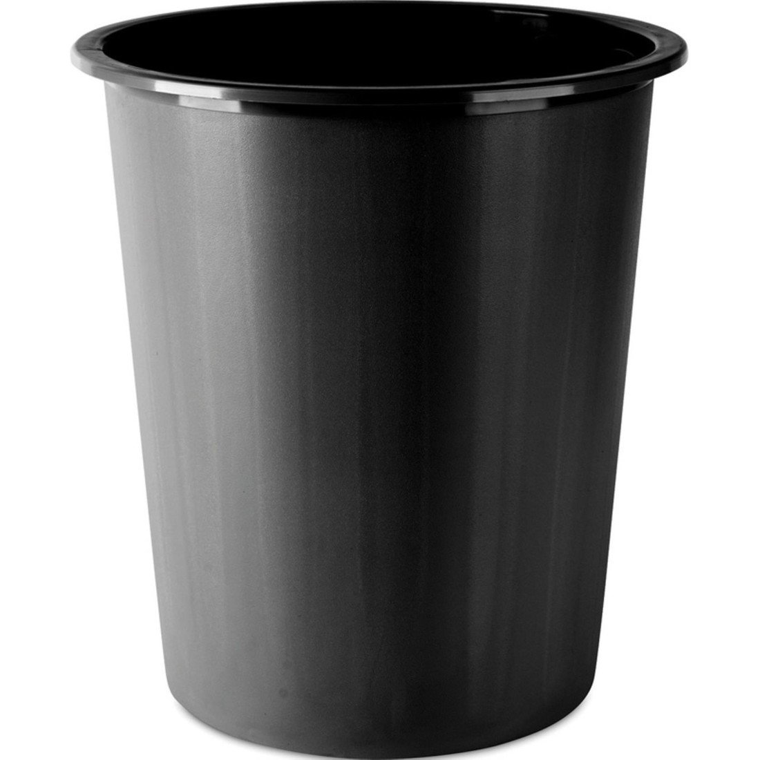 Odpadkový koš Donau - 14 l, plast, černý