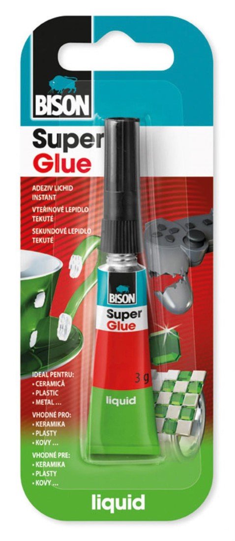 BISON Vteřinové lepidlo BISON Super Glue Gel - 2g