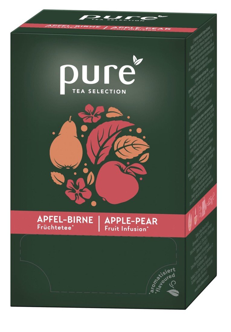 Ovocný čaj Pure - jablko,hruška, 25x 3 g