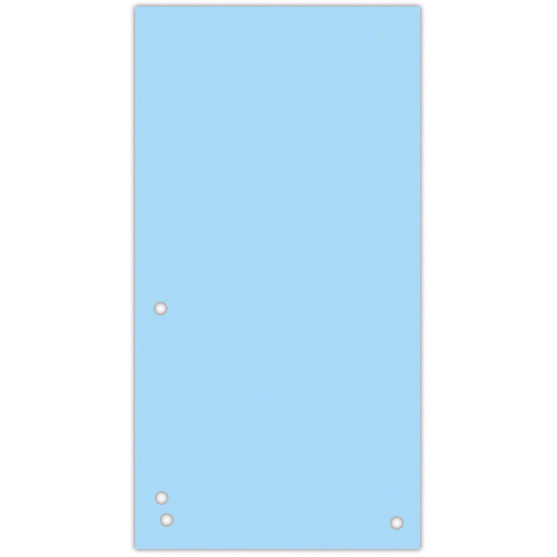 Papírové rozlišovače Donau - 1/3 A4, 235x105 mm, 100 ks, modré