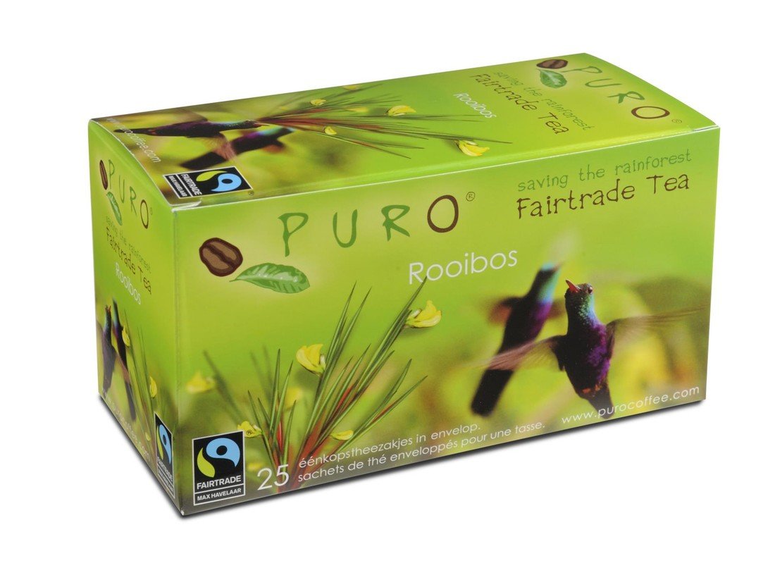 Bylinný čaj Puro - Rooibos, Fairtrade, 25x 1,5 g