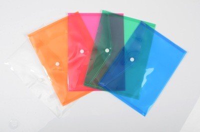 Karton P+P Desky spisové průhledné s drukem A4, mix barev, 25 ks