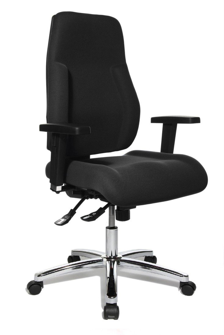 Topstar Kancelářská židle TOP - synchro, černá