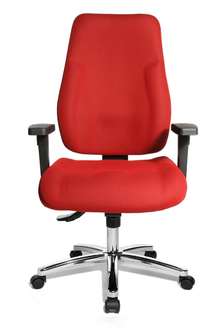 Topstar Kancelářská židle TOP - synchro, červená