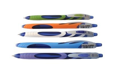 Kuličkové pero Sakota Blue Wave - modrá náplň, jehlový hrot, 0,5 mm