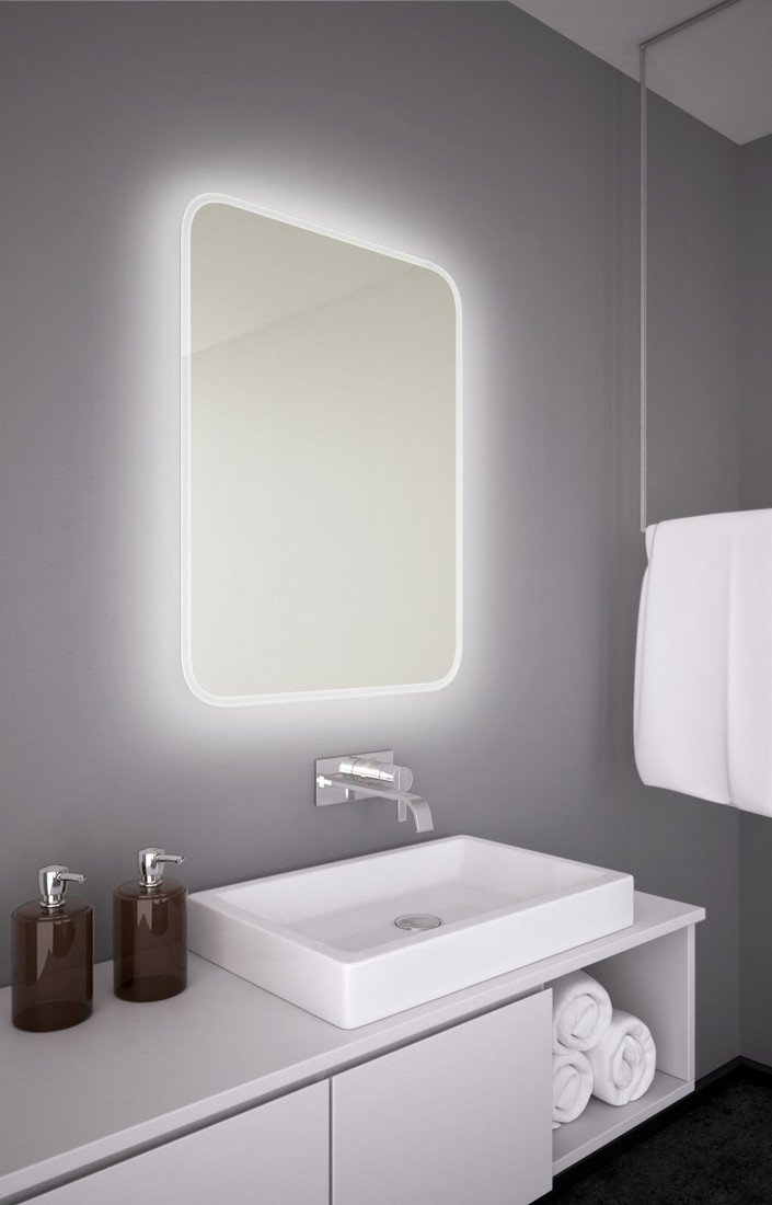 Dubiel Vitrum Zrcadlo Leon hranaté Rozměr: 40x50 cm