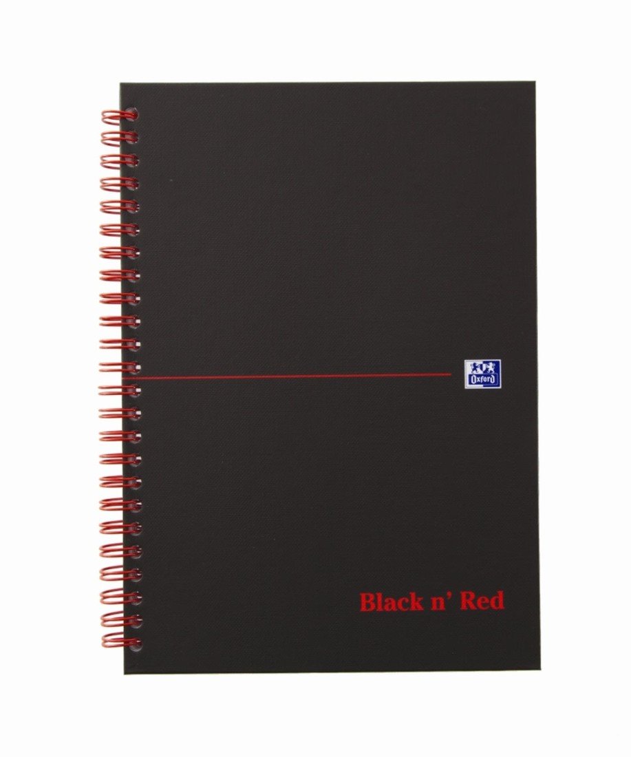 Blok Oxford Black'n Red, A5, linkovaný