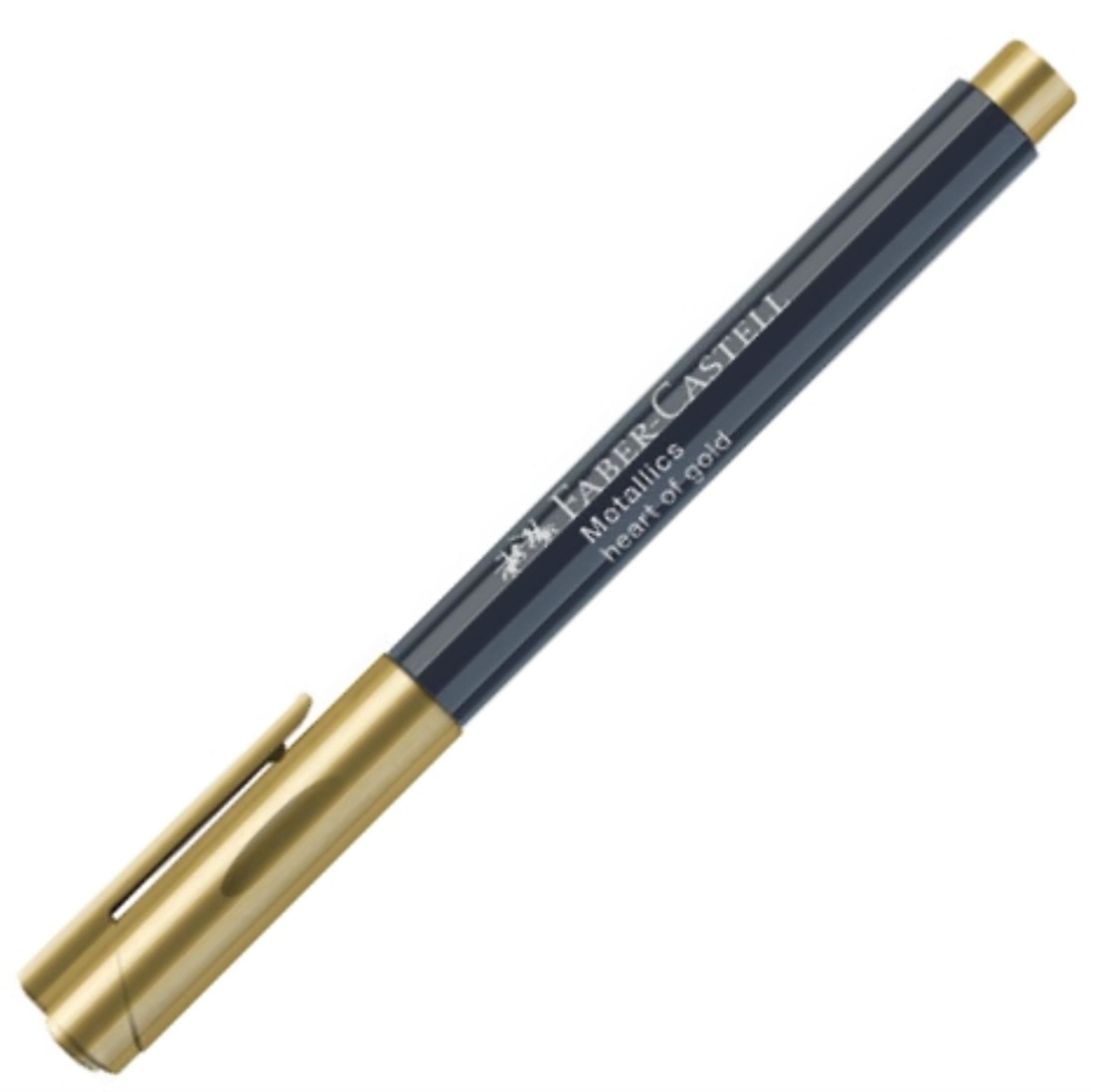 Popisovač metalický Faber-Castell Heart of Gold - zlatý