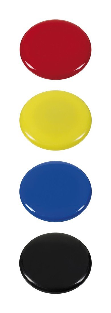 Westcott Sada magnetů - 40 mm, mix barev, 4 ks