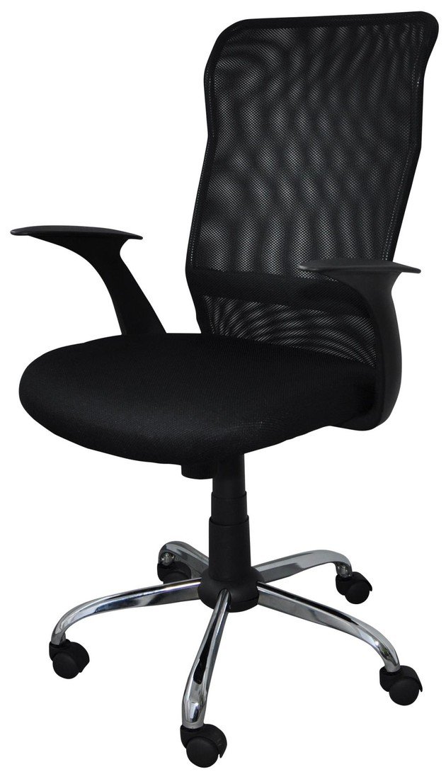 OFFICE products Kancelářská židle Rhodes - černá