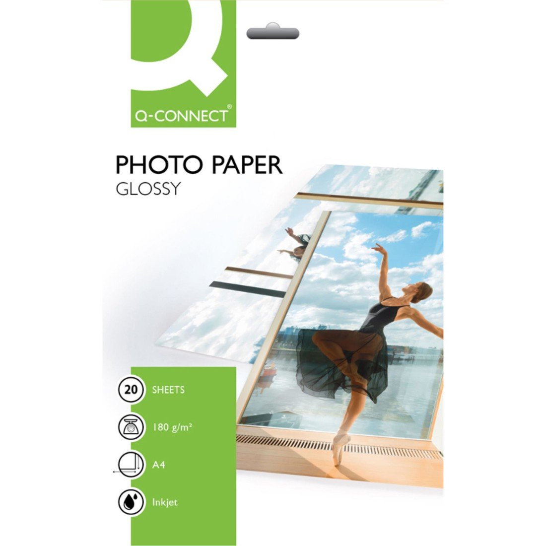 Fotopapír Q-Connect - A4, 180 g, lesklý, 20 ks