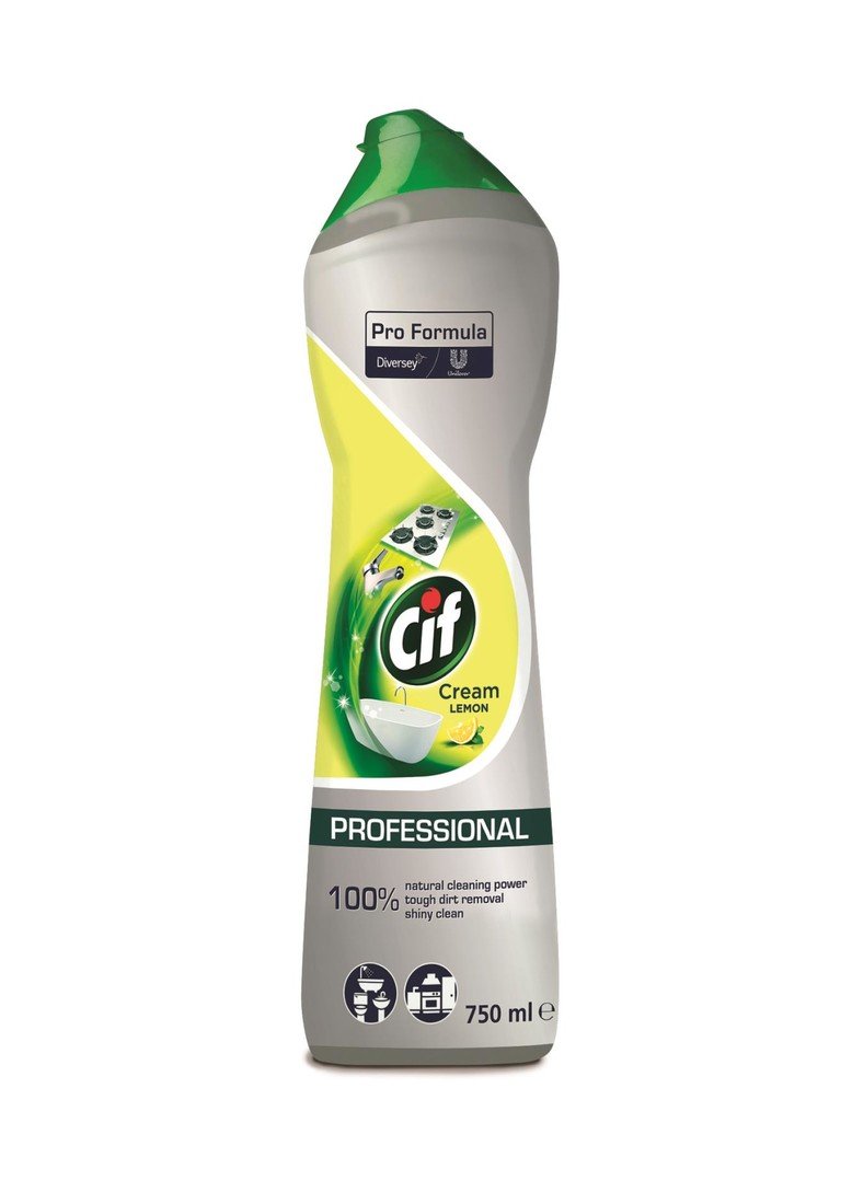 Čistící krém Cif Professional - lemon, 750 ml