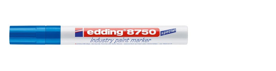 Popisovač Edding 8750, lakový, modrý