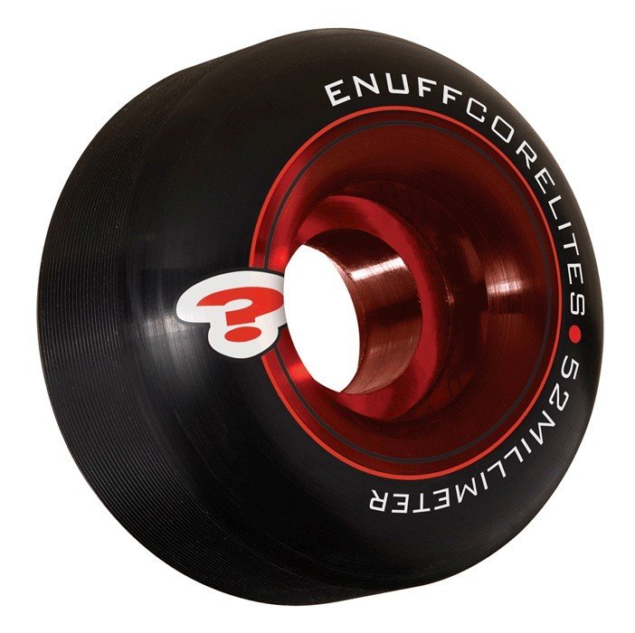 Enuff - Corelites 52 mm - 101a - Black/Red - kolečka (sada 4ks)