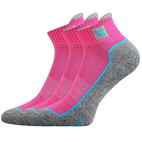 VOXX ponožky Nesty 01 magenta 3 pár 35-38 114683