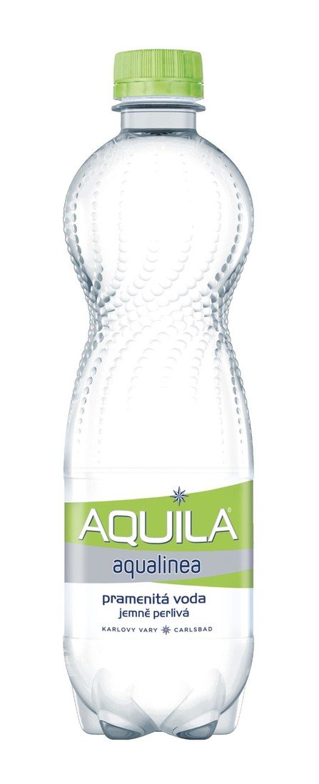 Stolní voda Aquila Agualinea - jemně perlivá, 12 x 0,5 l