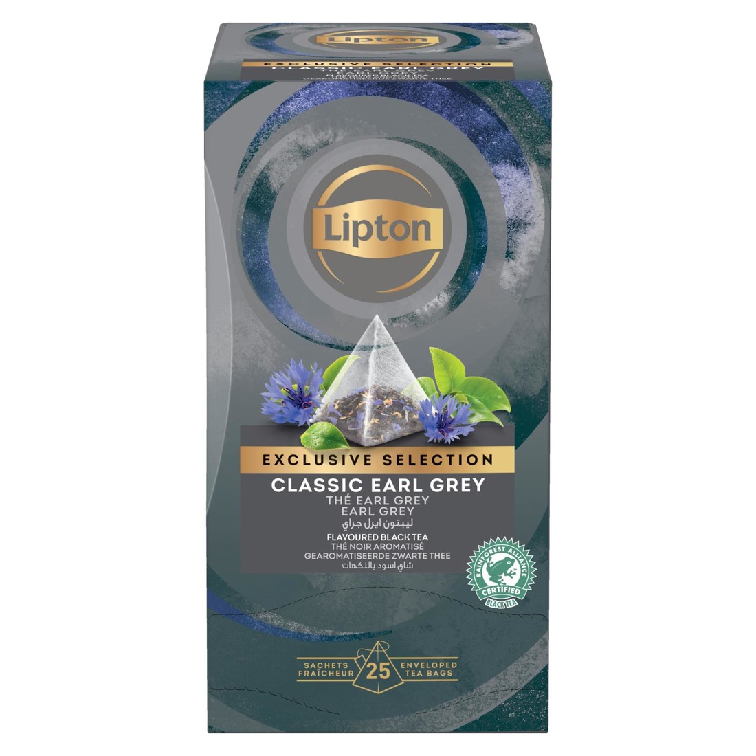 Čaj Lipton Earl Grey, 25 x 1,8 g