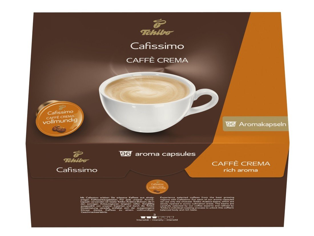 Tchibo Kapsle Cafissimo - Caffé Crema rich aroma, 96 ks