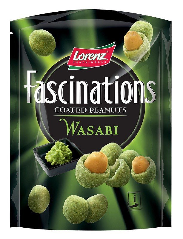 Lorenz Oříšky v těstíčku Fascinations Wasabi, 100 g