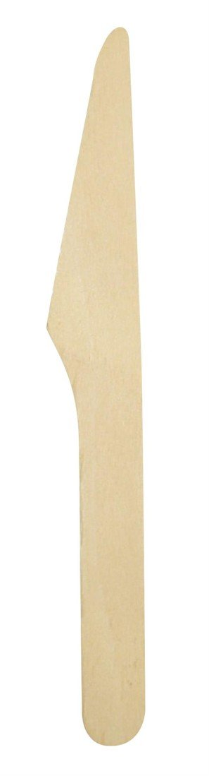 Jednorázové nože - dřevěné, 100 ks