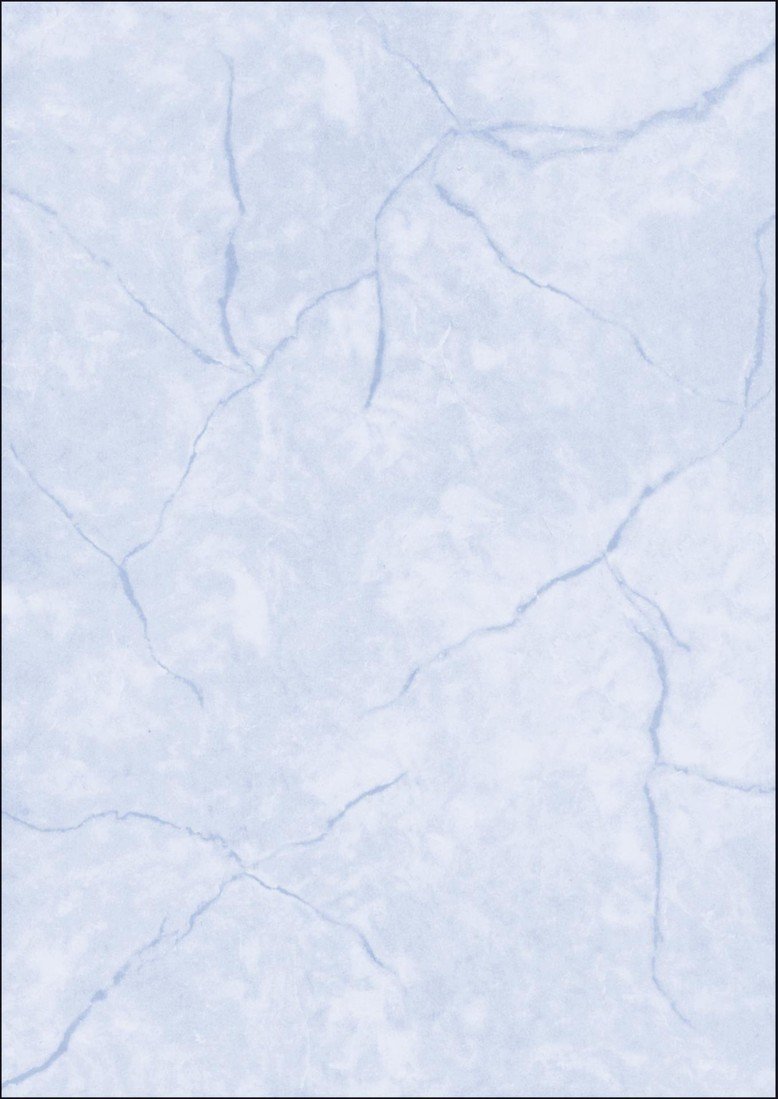 Dekorativní papír Sigel - A4, 90 g/m2, motiv modrá žula, 100 listů