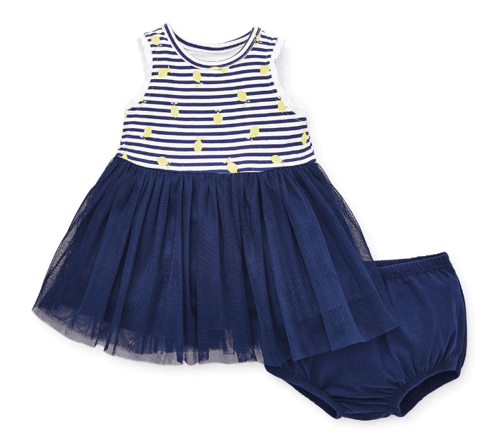 Little Me kojenecký letní šifónové šaty Velikost: 68