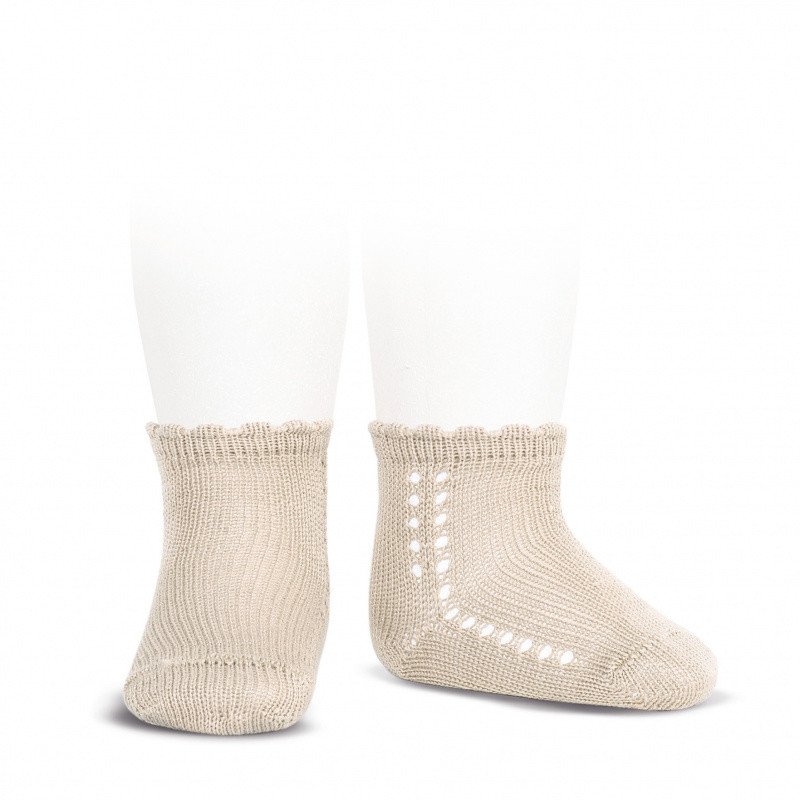 Cóndor Condor dětské háčkované ponožky 25694 - 304 Velikost: 000 / 0 - 3 měsíce