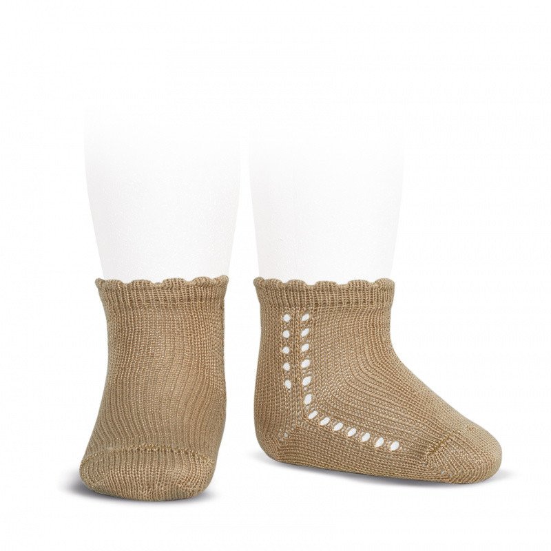 Cóndor Condor dětské háčkované ponožky 25694 - 326 Velikost: 000 / 0 - 3 měsíce