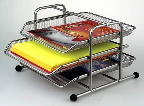 Drátěné zásuvky Office Depot - stříbrná