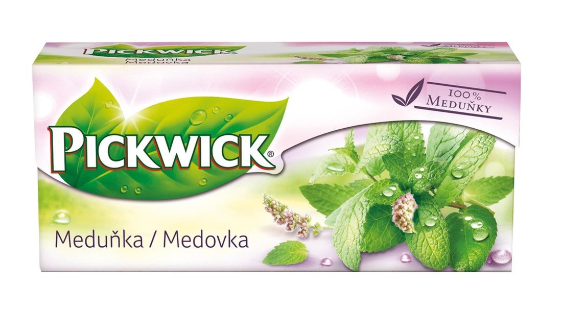 Bylinný čaj Pickwick - meduňka, 20 x 1,5 g