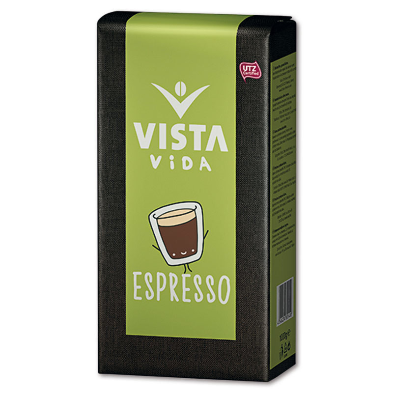 Vista Zrnková káva Vista Vida Espresso utz, 1000 g