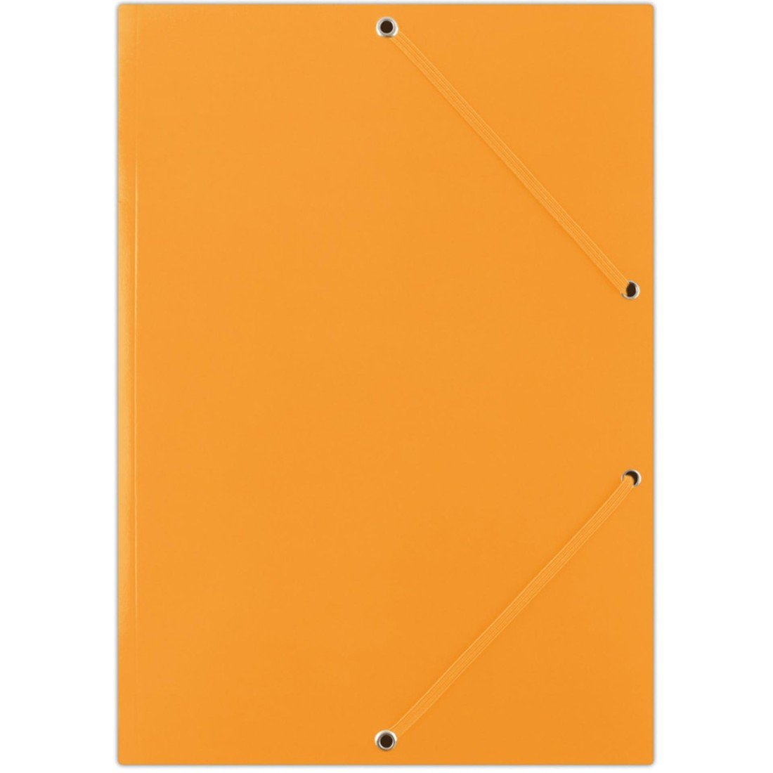 Kartonové desky s chlopněmi a gumičkou Donau - A4, oranžové
