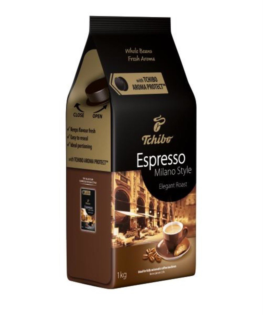 Zrnková káva Tchibo - Espresso Milano, 1 kg