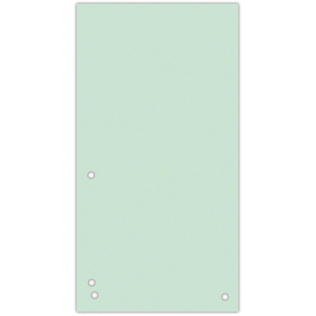 Papírové rozlišovače Donau - 1/3 A4, 235x105 mm, 100 ks, zelené