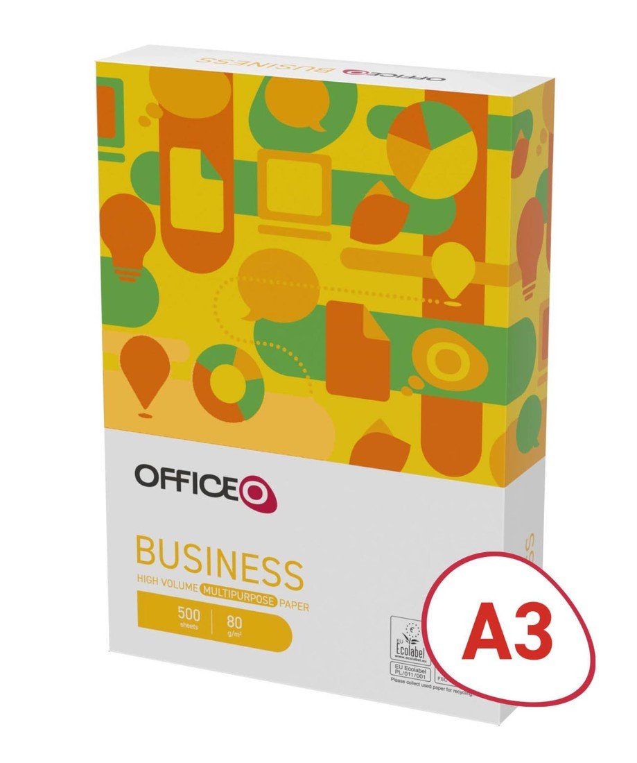 Kancelářský papír OFFICEO Business A3 - 80 g/m2, 500 listů