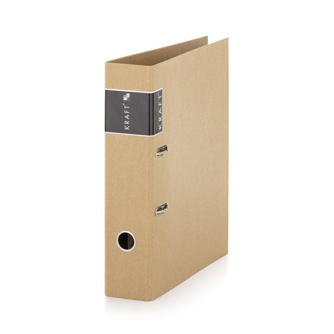 Karton P+P Pákový pořadač Kraft nature - A4, šíře hřbetu 7 cm, hnědý