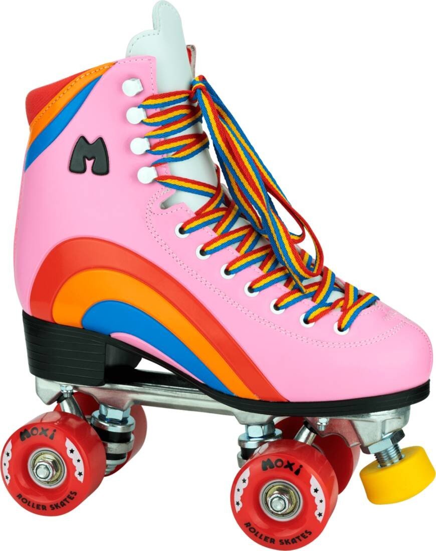 Riedell - Moxi Rainbow Rider - Pink Heart - trekové brusle Velikost (brusle): 35.5