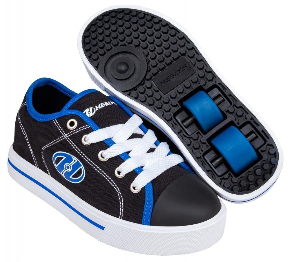 Heelys - Classic X2 Black/White/Blue - koloboty Velikost boty: 30