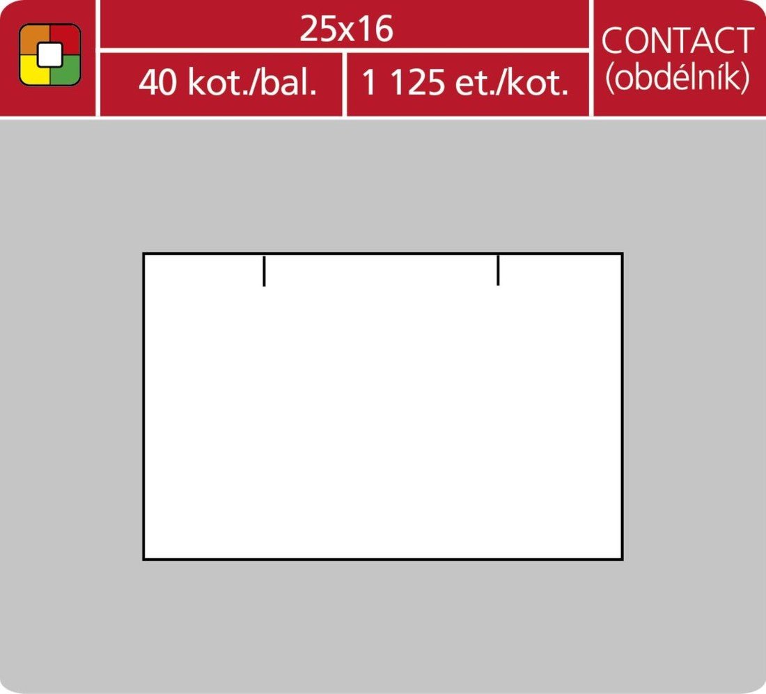 SK Label Etikety do etiketovacích kleští, 1125 ks